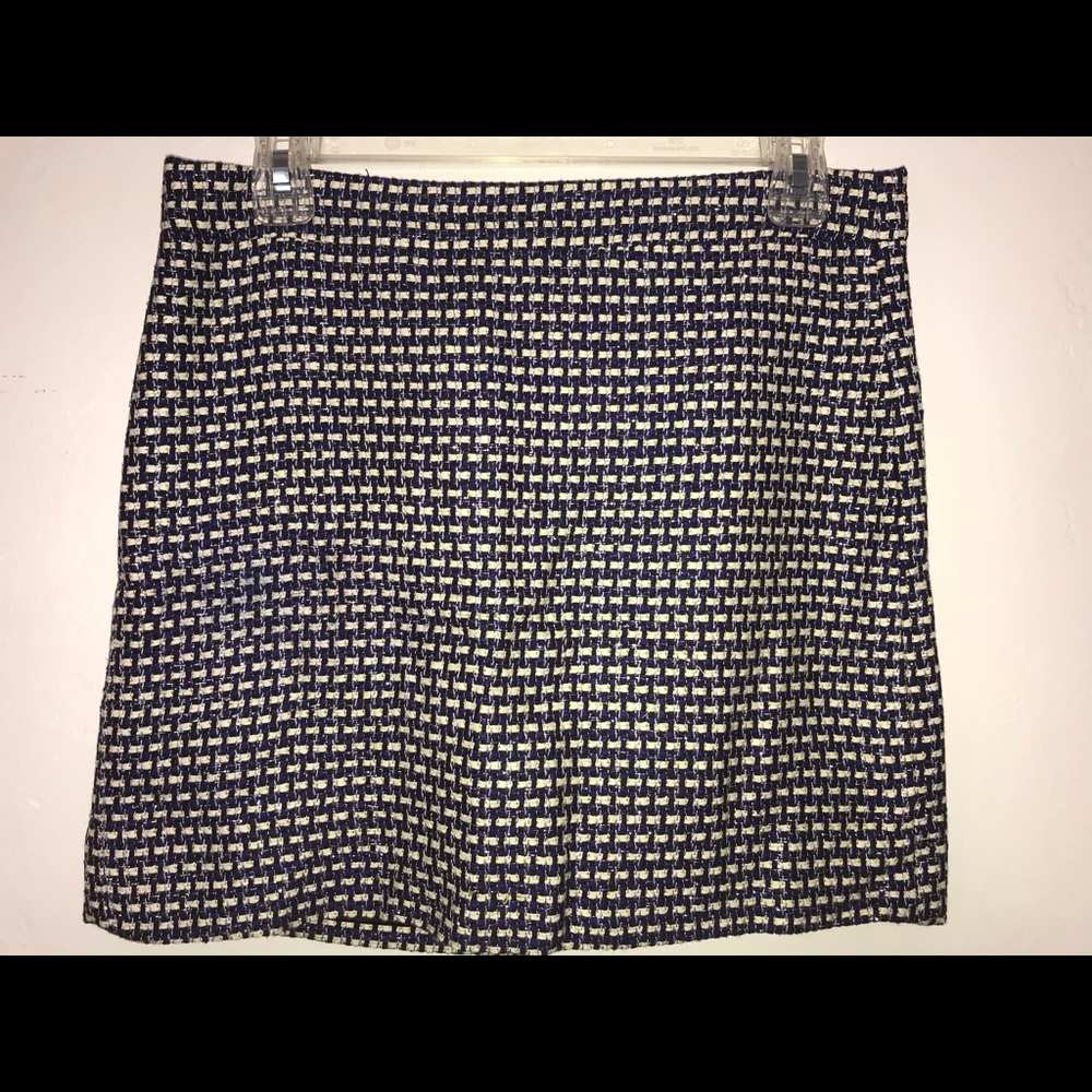 J Crew size 2 knit tweed mini skirt